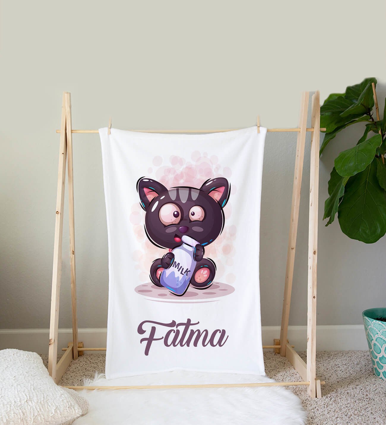 eJOYA Kişiye Özel Polar Bebek Battaniyesi 90046