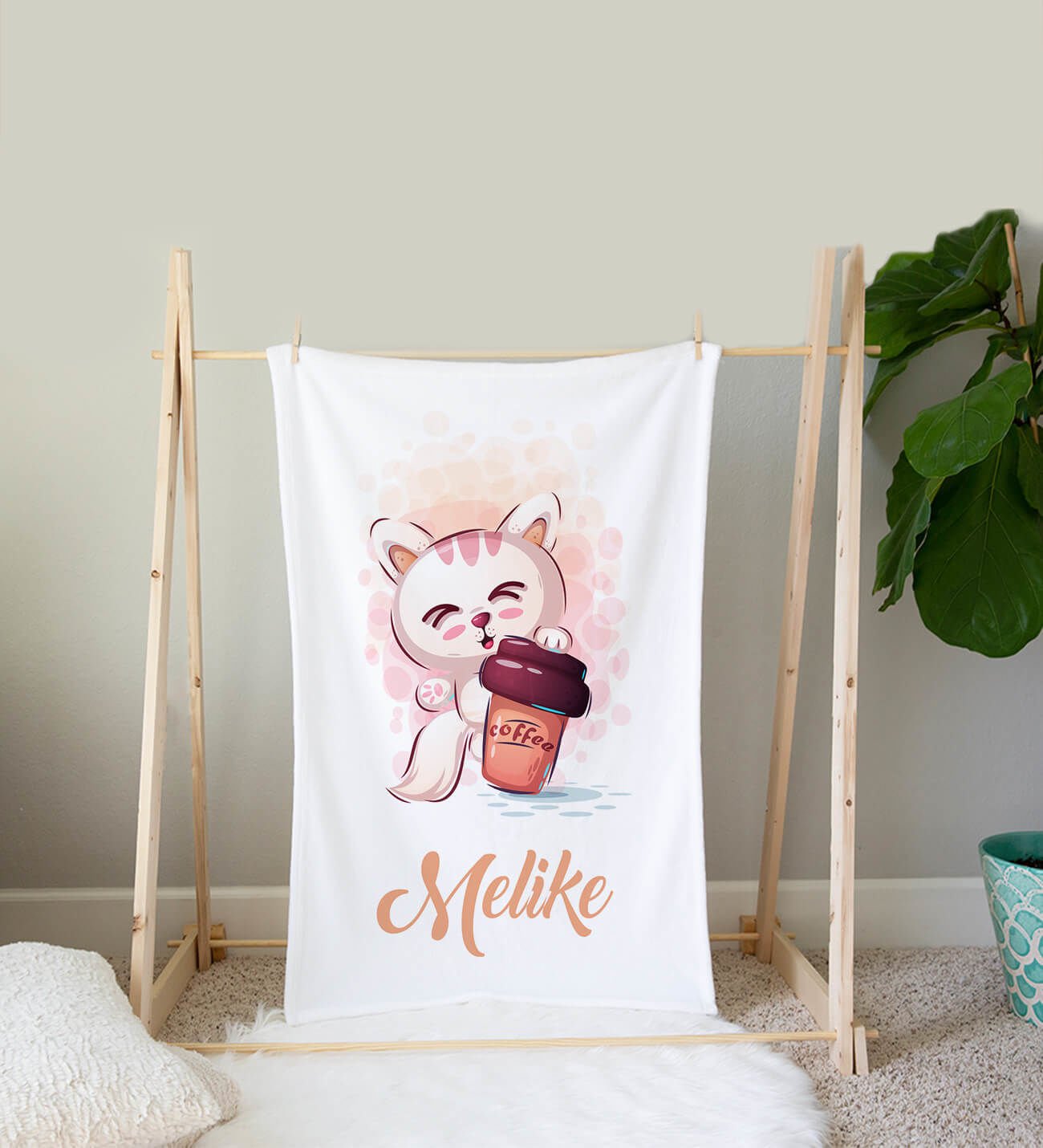 eJOYA Kişiye Özel Polar Bebek Battaniyesi 90047