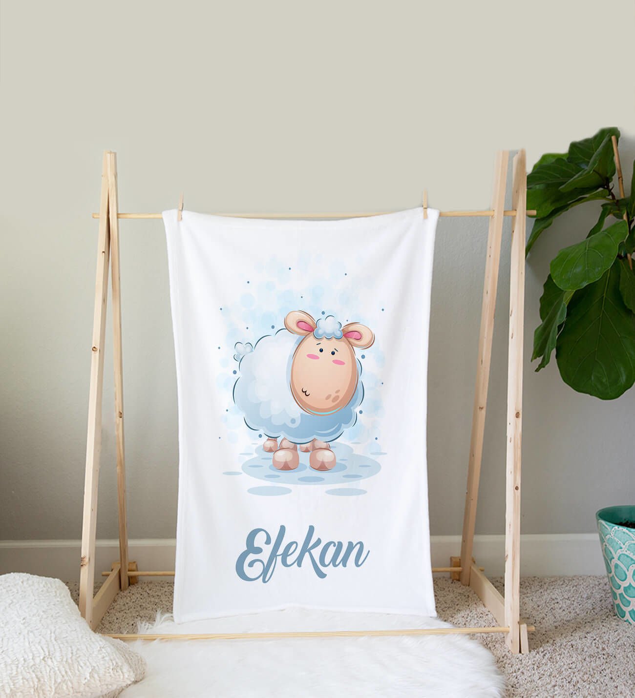 eJOYA Kişiye Özel Polar Bebek Battaniyesi 90049