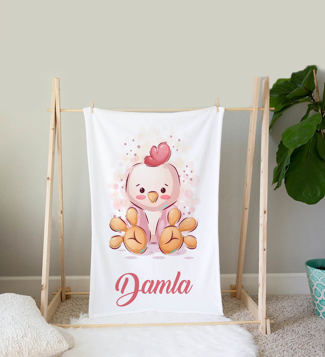 eJOYA Kişiye Özel Polar Bebek Battaniyesi 90068