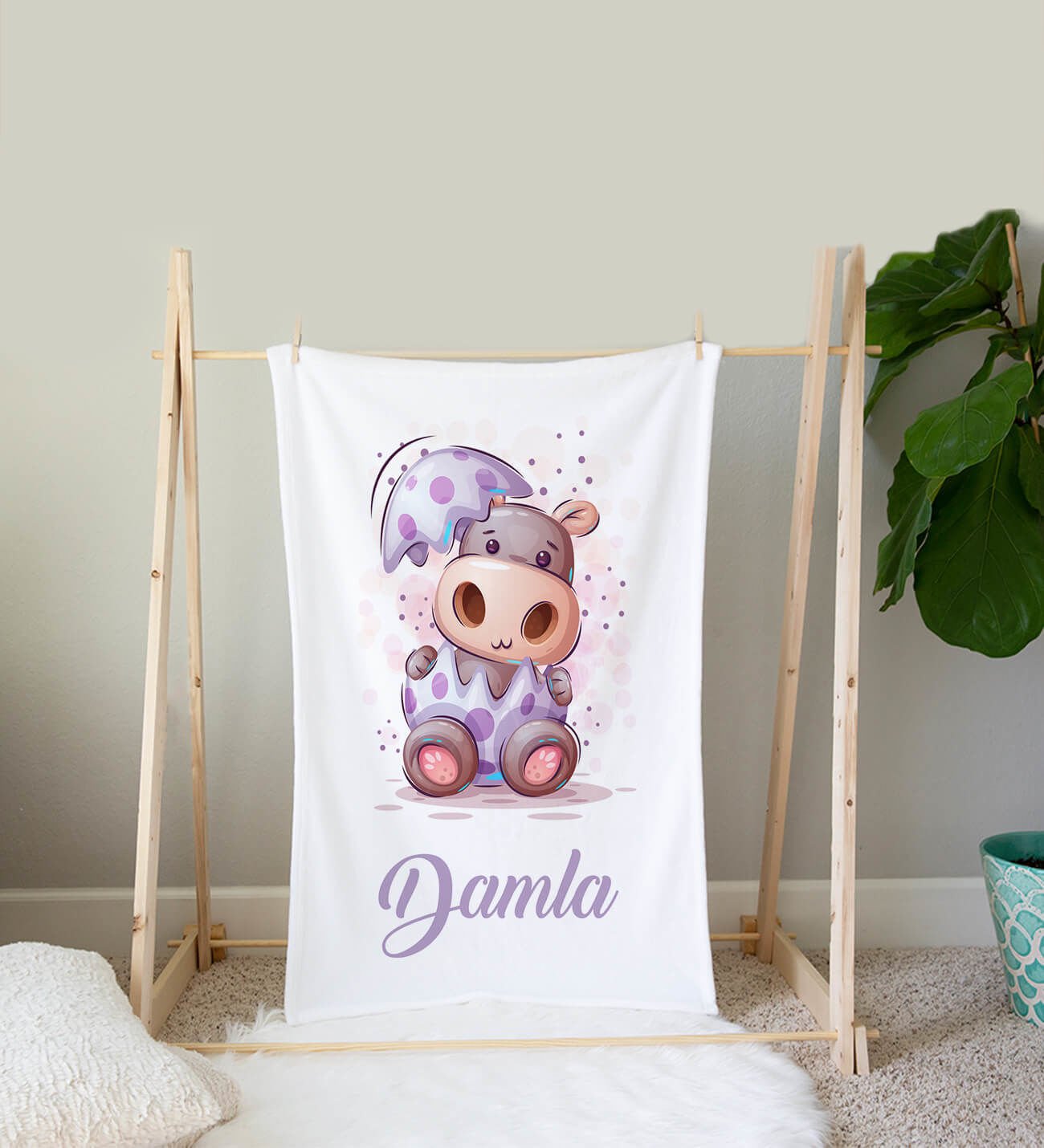 eJOYA Kişiye Özel Polar Bebek Battaniyesi 90070