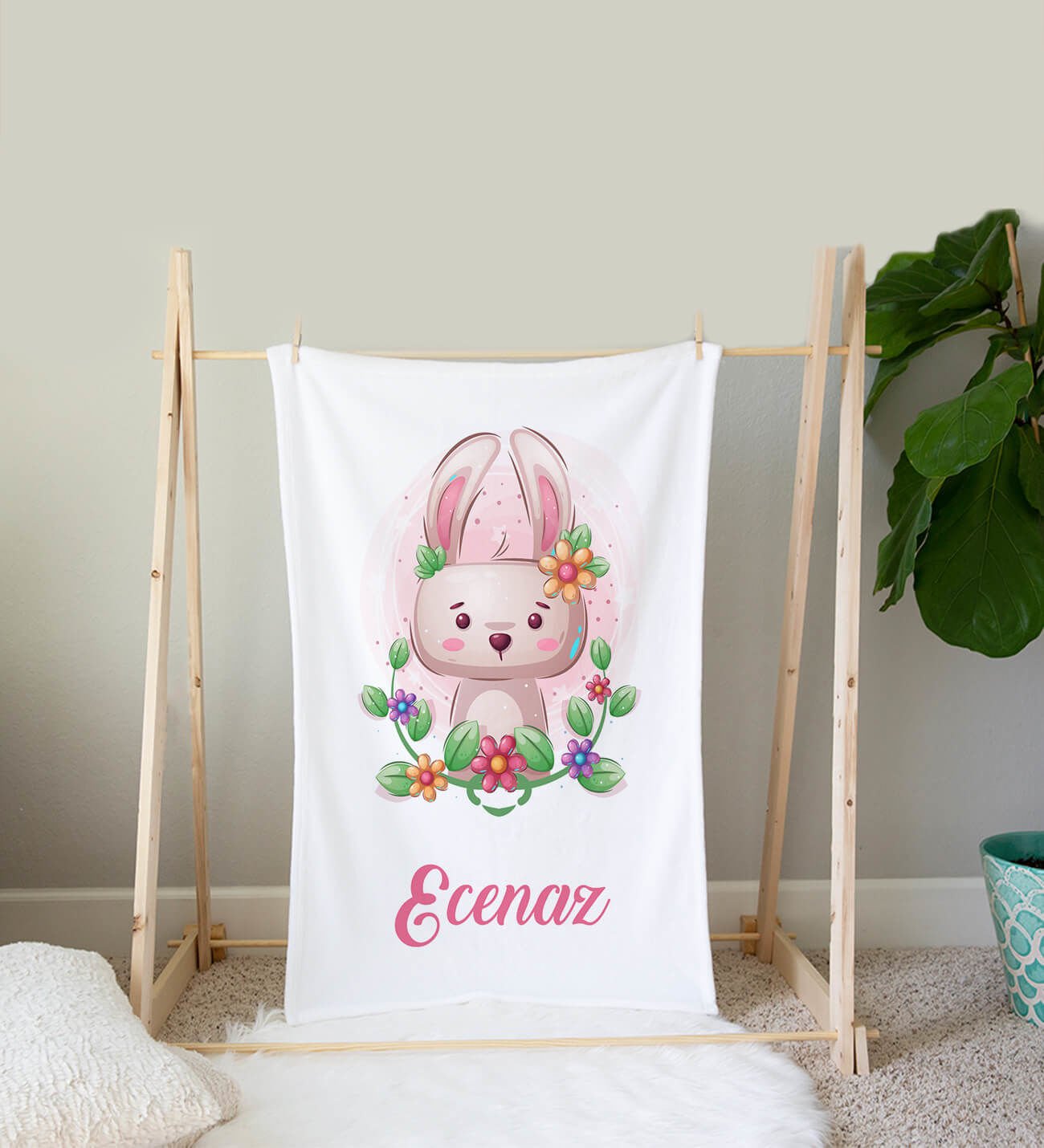 eJOYA Kişiye Özel Polar Bebek Battaniyesi 90088