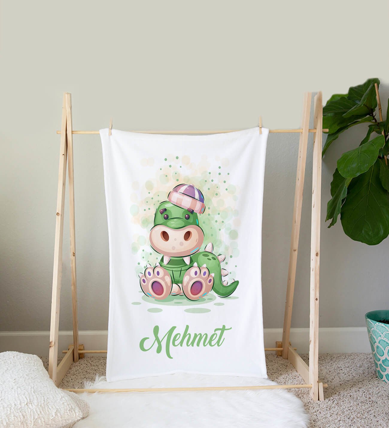 eJOYA Kişiye Özel Polar Bebek Battaniyesi 90095