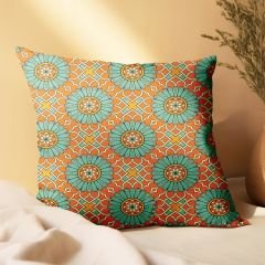 eJOYA Geleneksel Tasarımlı 2'li Yastık İçi Ve Kırlent Kılıfı 45cm 113507
