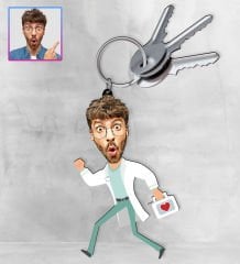 eJOYA Kişiye Özel Karikatür Tasarım Anahtarlık 97285