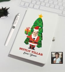 eJOYA Kişiye Özel Karikatür Tasarım Yeni Yıl Dilekleri Defter Kalem Seti 91110