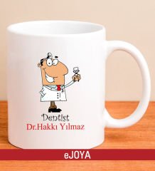 eJOYA Kişiye Özel Dentist Diş Hekimi Kupa Bardak 79970
