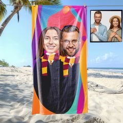 eJOYA Kişiye Özel Karikatür Fotoğraflı H.Potter Çift Plaj Ve Spor Havlusu 115028