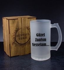 eJOYA Kişiye Özel Kutusunda Bira Bardağı Hediye Seti 108288