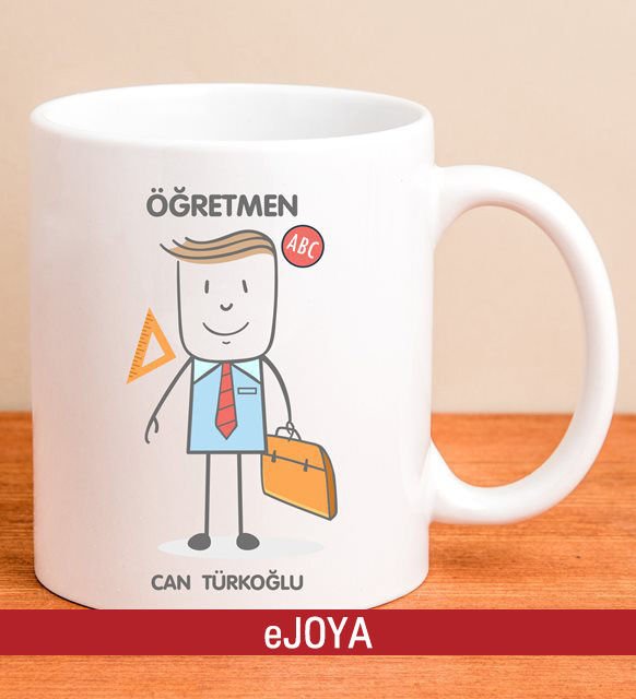 eJOYA Kişiye Özel Öğretmen Kupa Bardak 79976