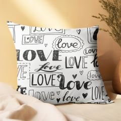 eJOYA Love Tasarımlı 2'li Yastık İçi Ve Kırlent Kılıfı 45cm 113410