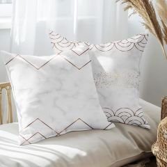 eJOYA Modern Tasarımlı 2'li Yastık İçi Ve Kırlent Kılıfı 45cm 113419