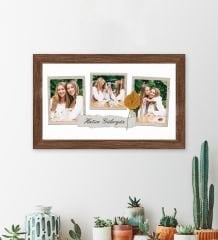 eJOYA Kişiye Özel Fotoğraflı Canım Annem Ahşap Tablo 113152