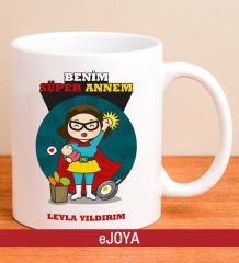 eJOYA Kişiye Özel Süper Anne Kupa Bardak 79997