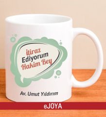eJOYA Kişiye Özel İtiraz Ediyorum Kupa Bardak 79999