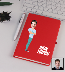 eJOYA Kişiye Özel Karikatür Tasarım Defter Kalem Seti 91343