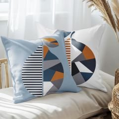 eJOYA Modern Tasarımlı 2'li Yastık İçi Ve Kırlent Kılıfı 45cm 113428