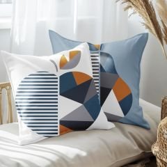 eJOYA Modern Tasarımlı 2'li Yastık İçi Ve Kırlent Kılıfı 45cm 113429