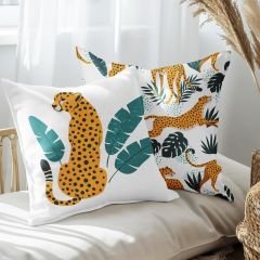 eJOYA Modern Tasarımlı 2'li Yastık İçi Ve Kırlent Kılıfı 45cm 113433