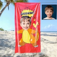eJOYA Kişiye Özel Karikatür Fotoğraflı Çizgi Karakter Plaj ve Banyo Havlusu 115662