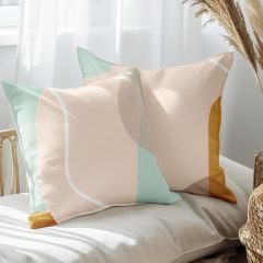 eJOYA Modern Tasarımlı 2'li Yastık İçi Ve Kırlent Kılıfı 45cm 113435
