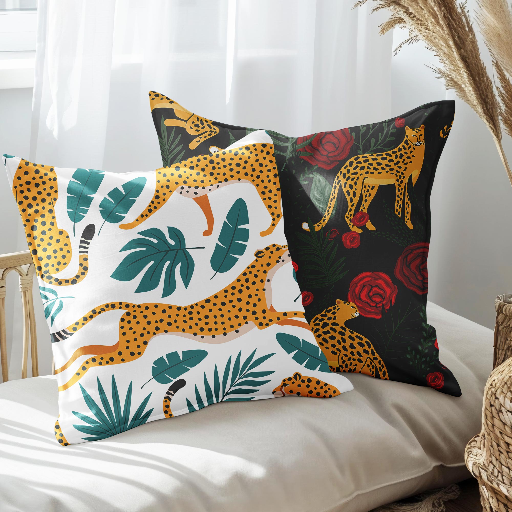 eJOYA Modern Tasarımlı 2'li Yastık İçi Ve Kırlent Kılıfı 45cm 113436