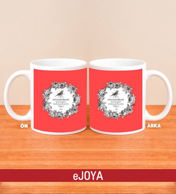 eJOYA Kişiye Özel Mesajlı Kupa Bardak 80009