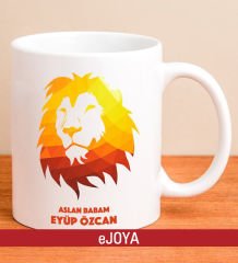 eJOYA Kişiye Özel Aslan Babam Kupa Bardak 80010