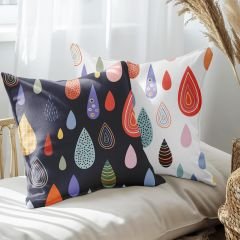 eJOYA Modern Tasarımlı 2'li Yastık İçi Ve Kırlent Kılıfı 45cm 113439