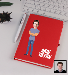 eJOYA Kişiye Özel Karikatür Tasarım Defter Kalem Seti 91355