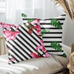 eJOYA Modern Tasarımlı 2'li Yastık İçi Ve Kırlent Kılıfı 45cm 113444