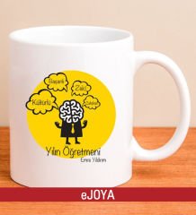 eJOYA Kişiye Özel Yılın Öğretmeni Kupa Bardak 80026