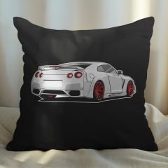 eJOYA Beyaz GTR Tasarımlı 2'li Yastık İçi Ve Kırlent Kılıfı 45cm 113450