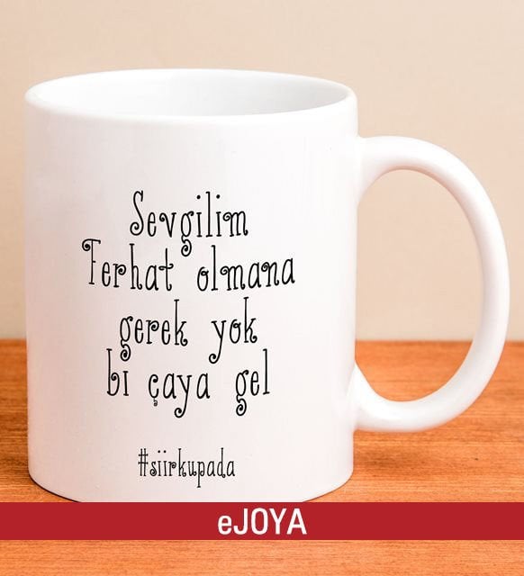 eJOYA Kişiye Özel Şiir Kupada Kupa Bardak 80028