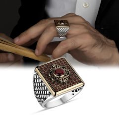 eJOYA Zirkon Taşlı Gümüş Erkek Yüzük 114158