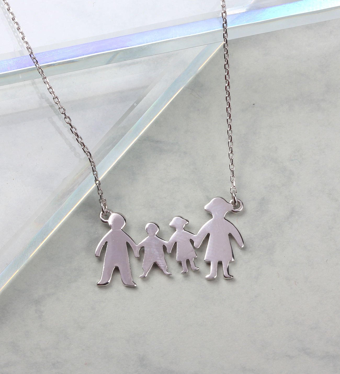 eJOYA Aile Gümüş Kolye 84718