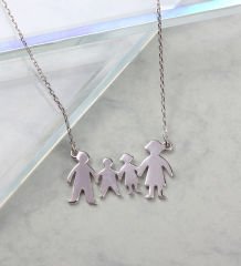 eJOYA Aile Gümüş Kolye 84718