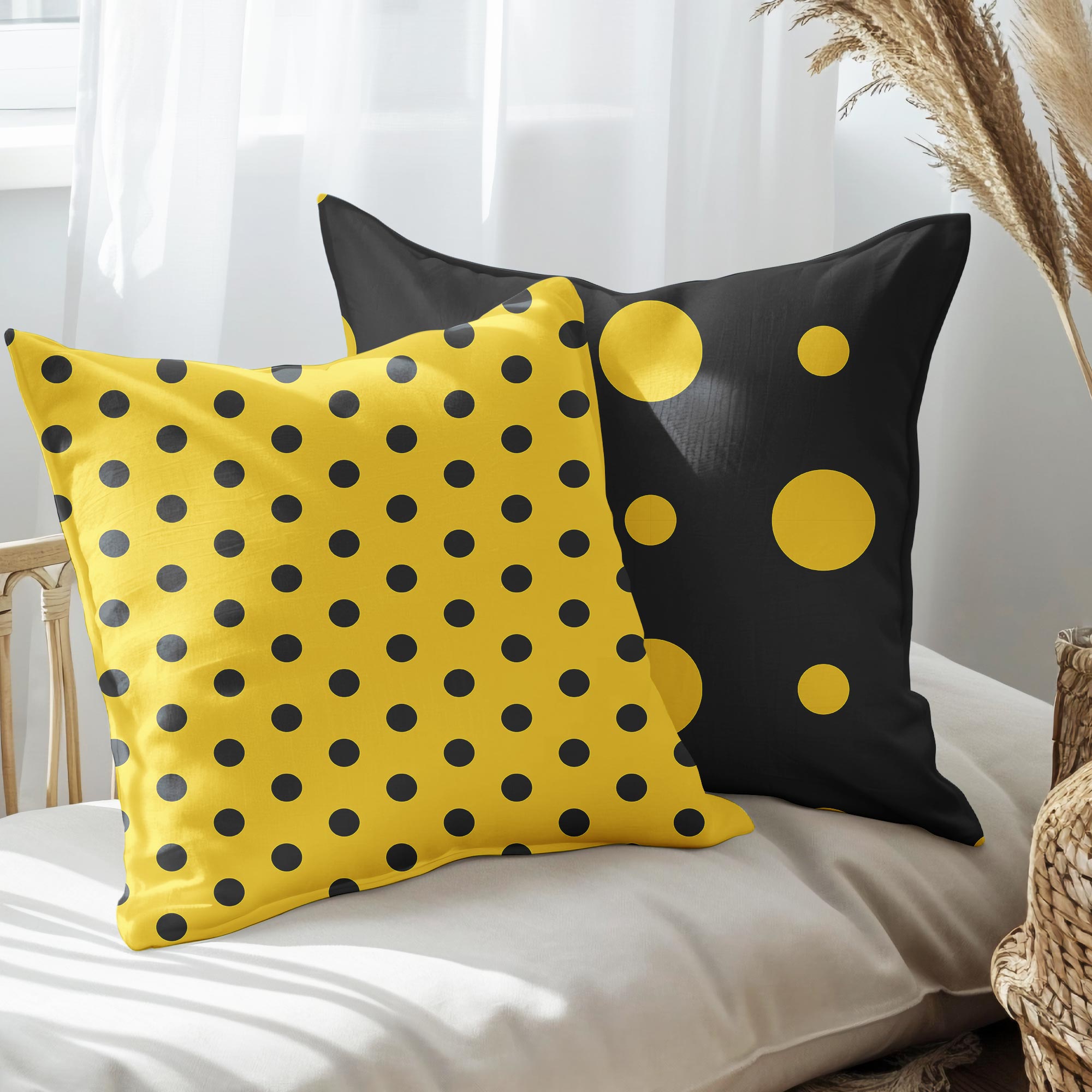 eJOYA Modern Tasarımlı 2'li Yastık İçi Ve Kırlent Kılıfı 45cm 113457