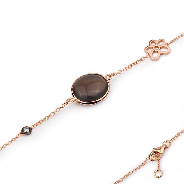 eJOYA Smoky Topaz ve Pırlanta Bileklik 60347