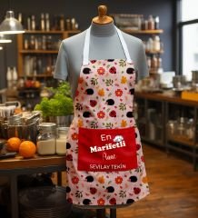 eJOYA Kişiye Özel İsimli En Marifetli Anne Mutfak Önlüğü 113145