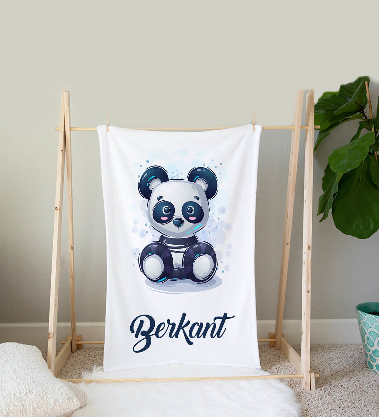 eJOYA Kişiye Özel Polar Bebek Battaniyesi 90048