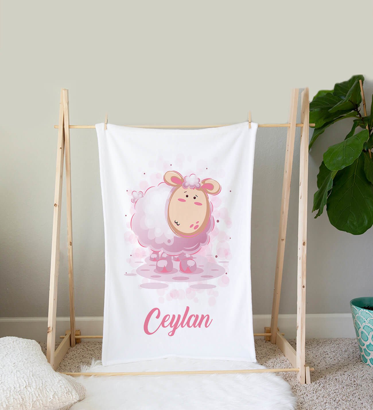 eJOYA Kişiye Özel Polar Bebek Battaniyesi 90069