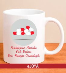 eJOYA Kişiye Özel Eczacı Kupa Bardak 80050