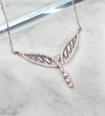eJOYA Zircone Taşlı Gümüş Kolye 84819