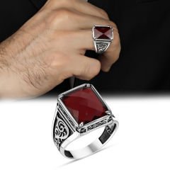 eJOYA Zirkon Taşlı Gümüş Erkek Yüzük 114179