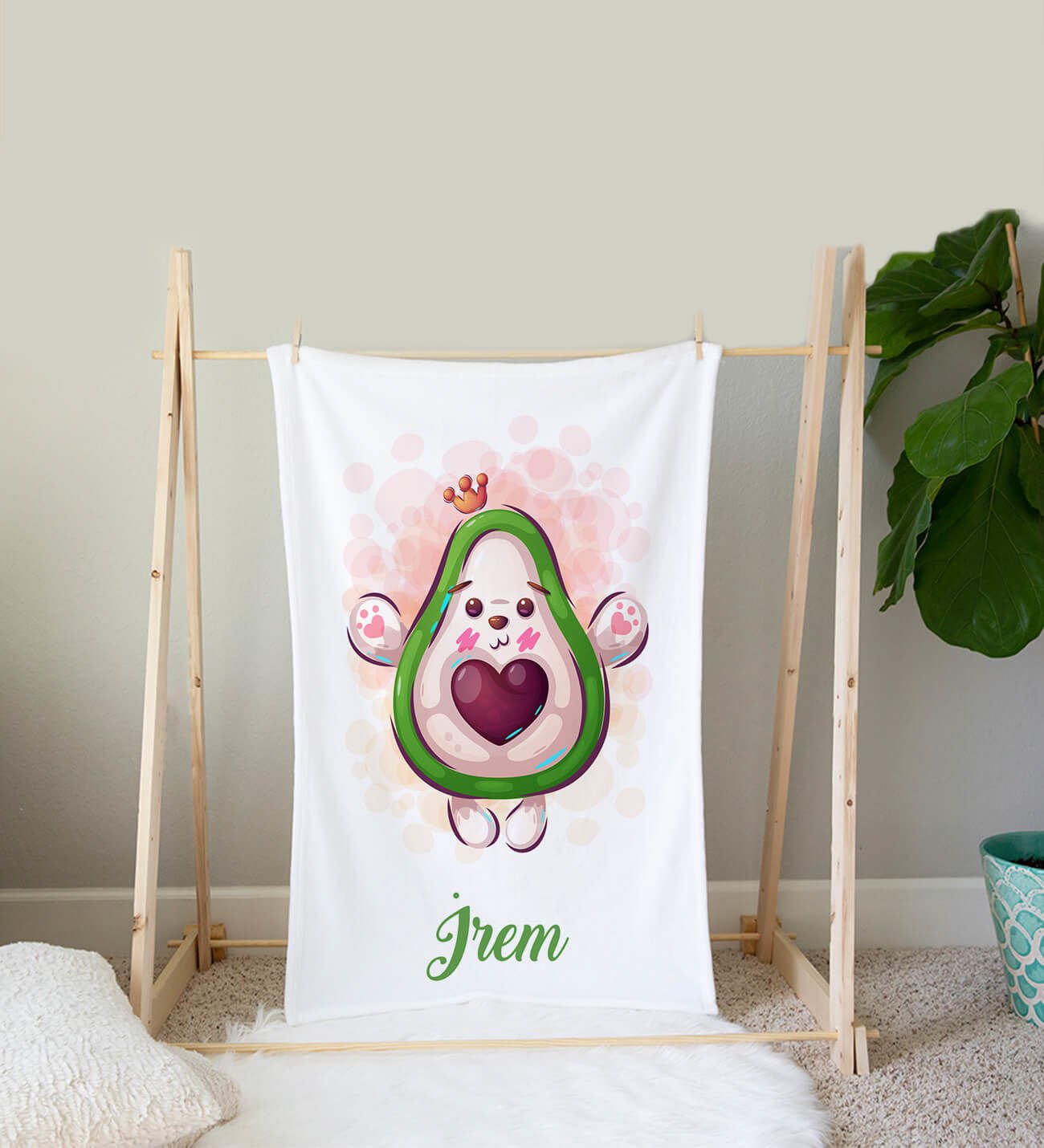 eJOYA Kişiye Özel Polar Bebek Battaniyesi 90094