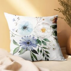 eJOYA Bisiklet Ve Çiçek Tasarımlı 2'li Yastık İçi Ve Kırlent Kılıfı 45cm 113480