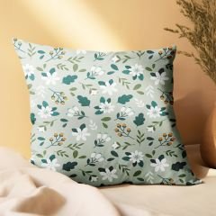 eJOYA Uğurlu Fil Ve Çiçek Tasarımlı 2'li Yastık İçi Ve Kırlent Kılıfı 45cm 113485