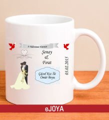 eJOYA Kişiye Özel Yıldönümü Kupa Bardak 80067