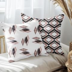 eJOYA Modern Tasarımlı 2'li Yastık İçi Ve Kırlent Kılıfı 45cm 113487